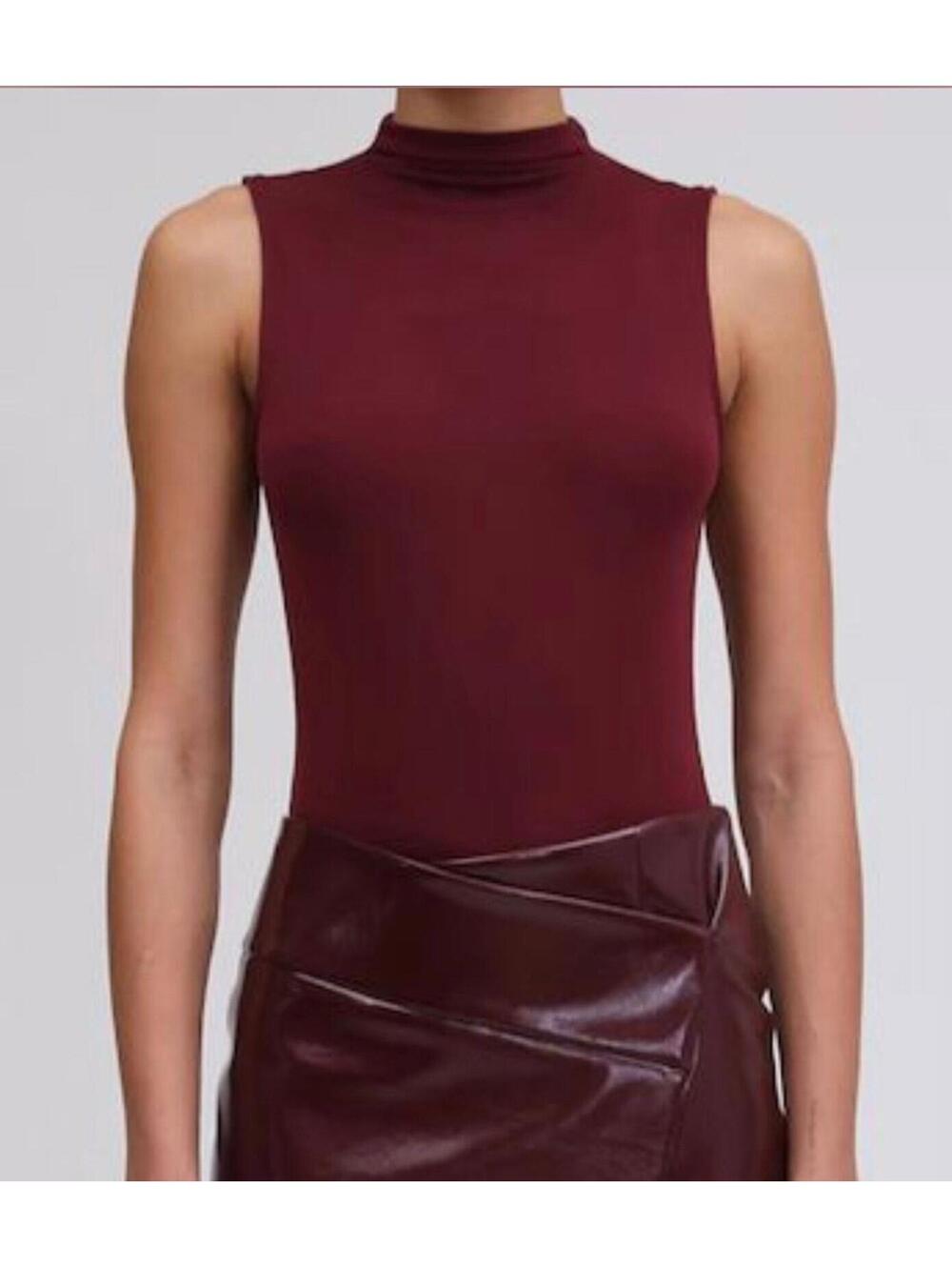 NWOT Ronny Kobo Theodora Mockneck Body suit